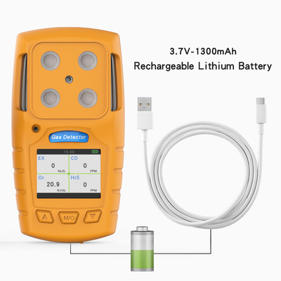 LEL CO O2 H2s Máy dò khí đa năng cầm tay với chứng chỉ CE FCC ISO9001