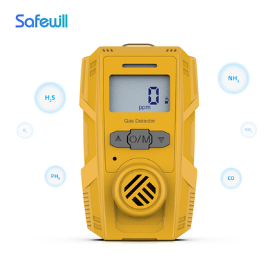 Máy dò khí đơn lẻ khuếch tán, máy dò H2S, máy dò khí CO cho thiết bị an toàn cá nhân