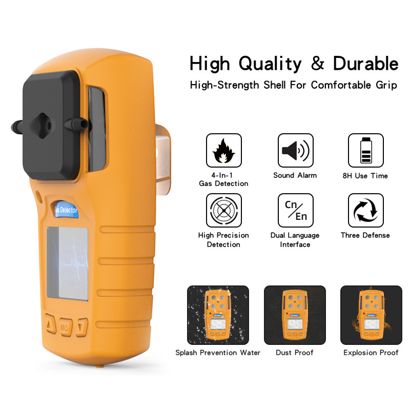 Cảm biến PID 0-100ppm Màn hình khí đơn 0,7W Vocal CH4 0,7W