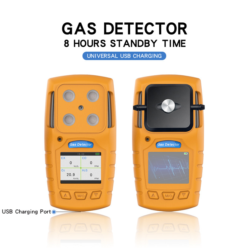 Máy dò khí Co H2s O2 Ch4 có độ chính xác cao Máy phân tích đa khí